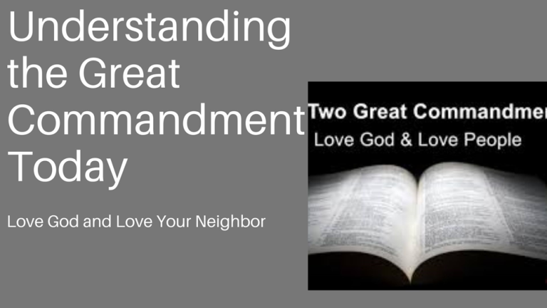 What is the Great Commandment for Christians?