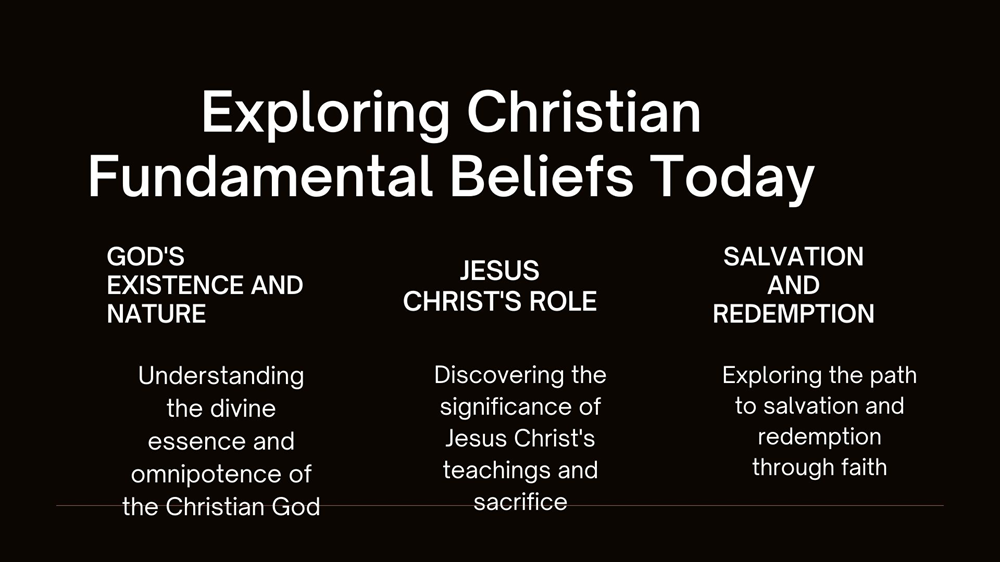 10 Christian Fundamentals Beliefs You Must Know